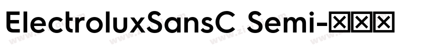 ElectroluxSansC Semi字体转换 ElectroluxSansC Semi字体转换